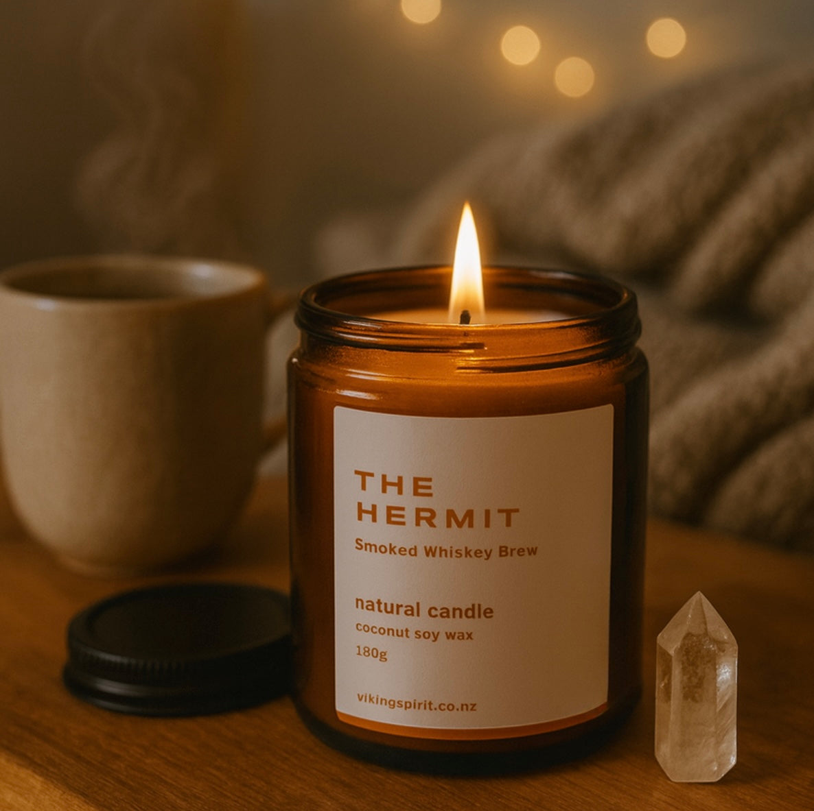 THE HERMIT – A Candle Inspired by Tarot’s Wisdom and Solitude