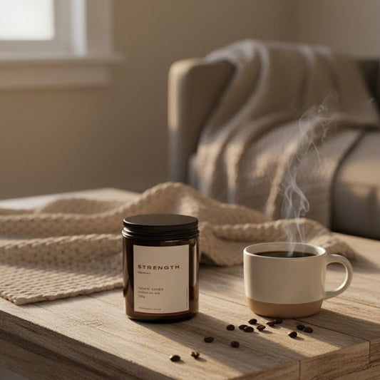 STRENGTH - A Candle Forged in Courage & Mastery