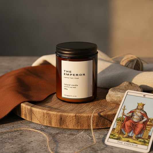 THE EMPEROR - A Candle Inspired by Tarot’s Majestic Power